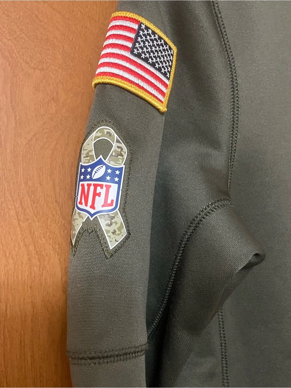 Nike Pittsburgh Steelers Salute To Service 2017 On Field Dri Fit Hoodie Boys YM
